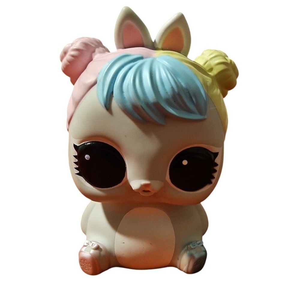 LOL Surprise! Coin Bank Piggy Bank Bunny Rabbit Ears Pastel Hair Decor